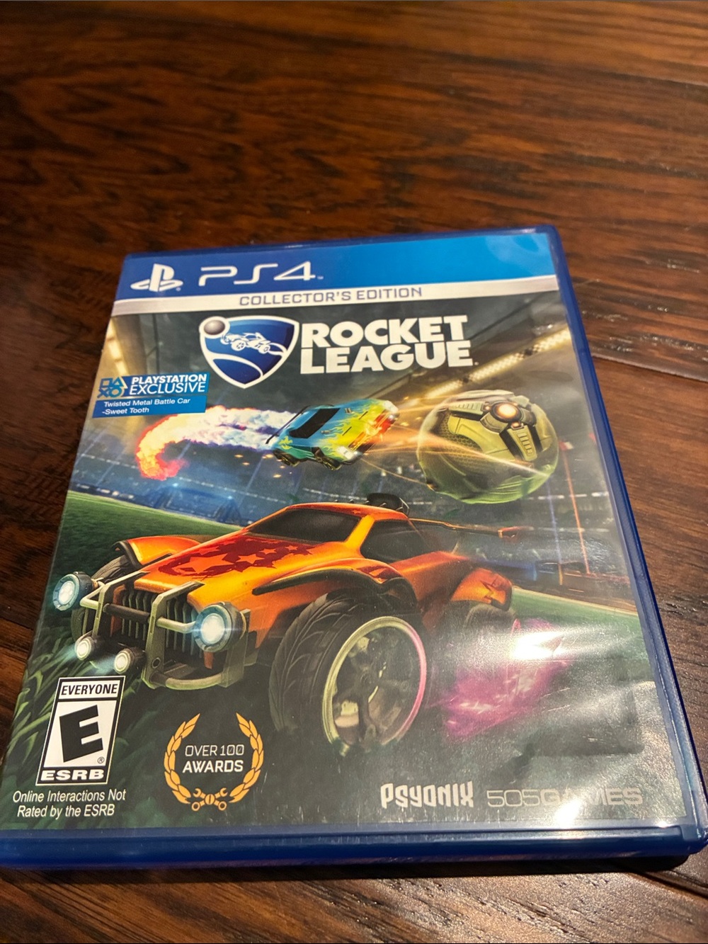 Rocket League PS4 Collector's Edition - Orange Car Artwork
